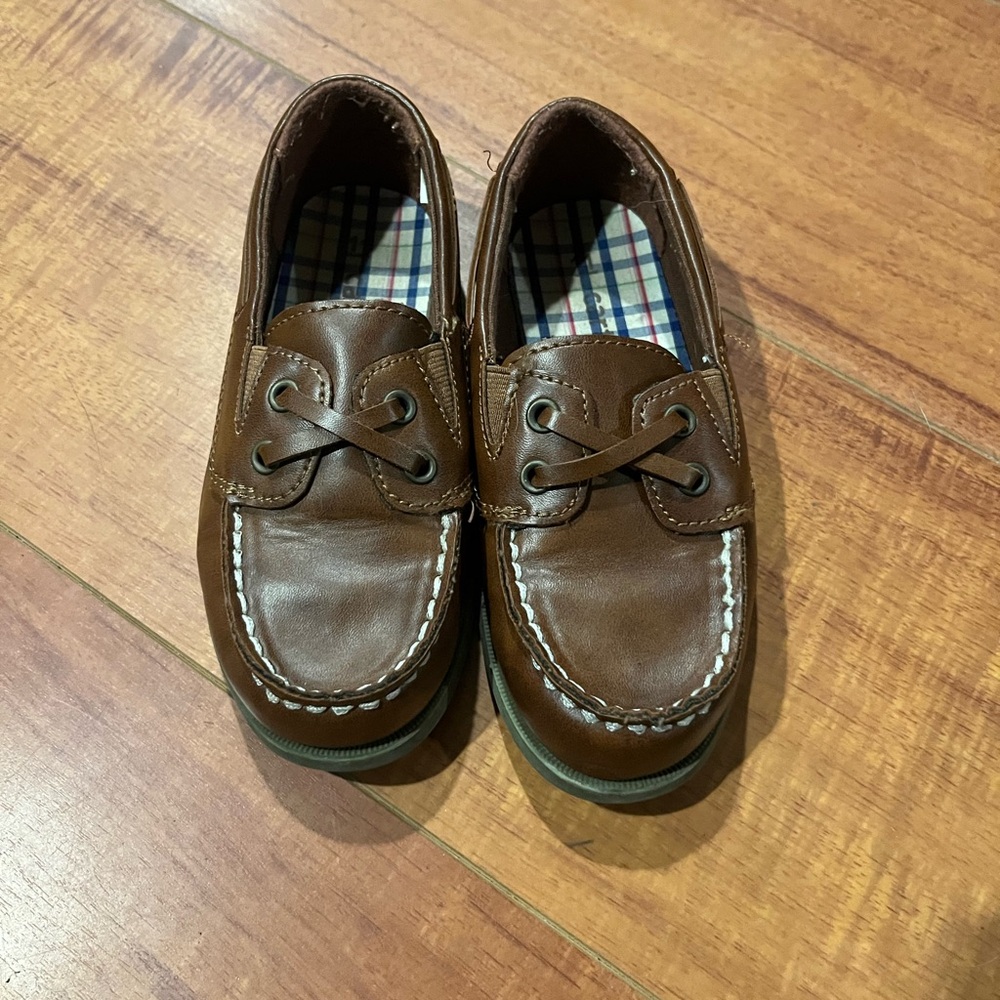 Brown loafers